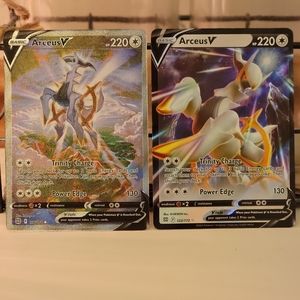 Brilliant stars alt art V arceus and Arceus V full art